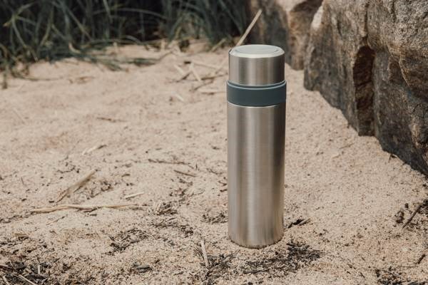 Obrázky: Termoska s dvojitou stěnou 750 ML z RCS, stříbrná, Obrázek 8