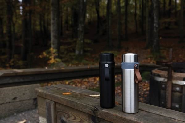 Obrázky: Termoska s dvojitou stěnou 750 ML z RCS, stříbrná, Obrázek 12