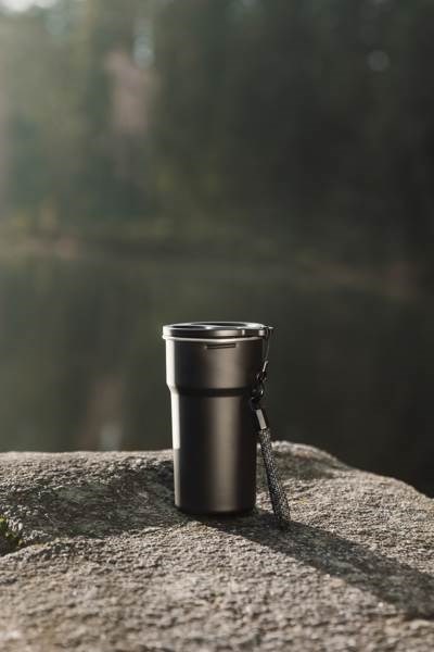 Obrázky: Sada 4 nerez kelímků VINGA z RCS, 250ml, černá, Obrázek 7