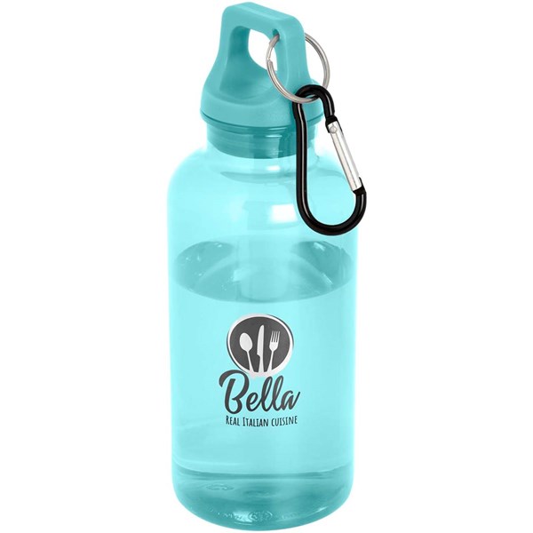 Obrázky: Tyrkysová láhev 400ml s karabinou z RCS plastu, Obrázek 5