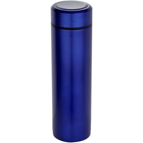 Obrázky: Dvoust. nerez láhev 450ml, čajové sítko, modrá