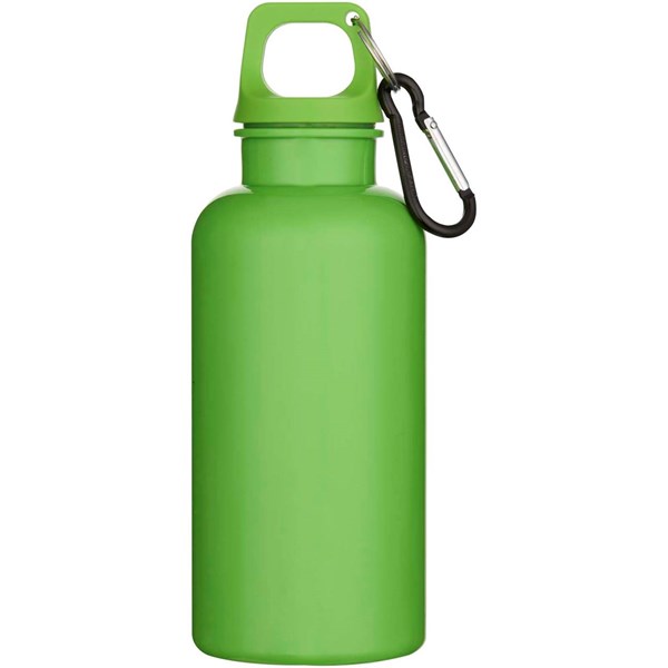 Obrázky: Plastová RCS láhev 400ml s karabinou, sv. zelená, Obrázek 3