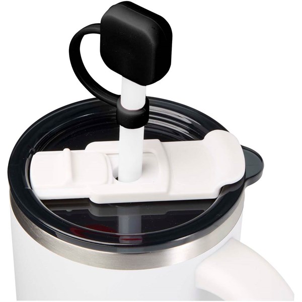 Obrázky: Silikonový kryt na brčko, černá