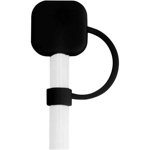 Obrázky: Silikonový kryt na brčko, černá, Obrázek 5