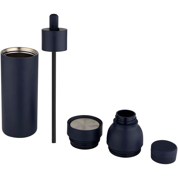 Obrázky: Dvoustěnná rec. 650ml nerez láhev se sadou 3 víček, Obrázek 5