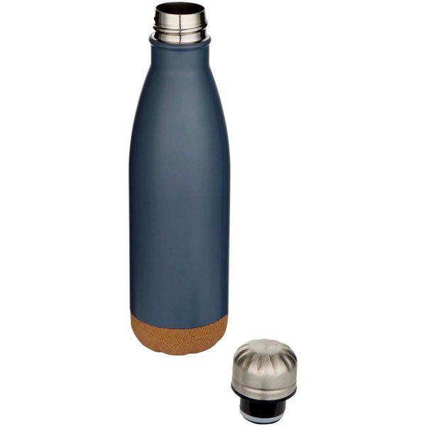 Obrázky: Tm. modrá dvoustěnná izolovaná nerez láhev 500 ml, Obrázek 2