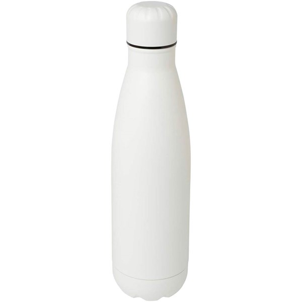 Obrázky: Jednostěnná recykl. nerez 750ml láhev, bílá
