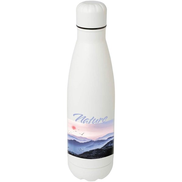 Obrázky: Jednostěnná recykl. nerez 750ml láhev, bílá, Obrázek 2