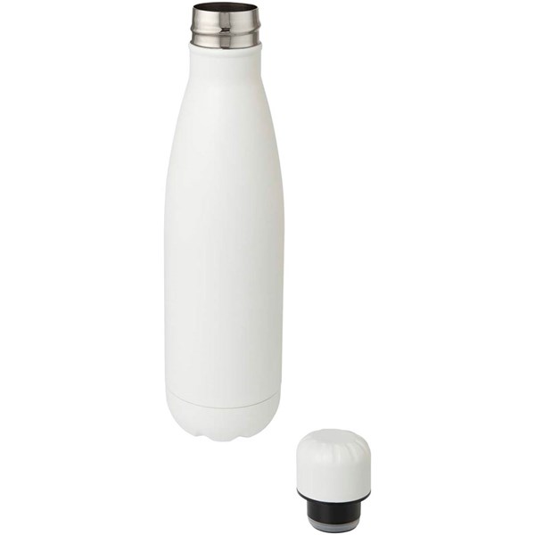 Obrázky: Jednostěnná recykl. nerez 750ml láhev, bílá, Obrázek 3