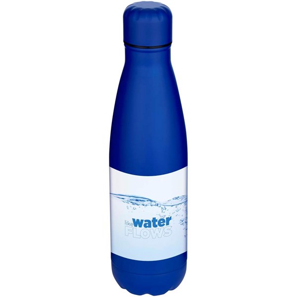 Obrázky: Jednostěnná recykl. nerez 750ml láhev, král. modrá, Obrázek 2