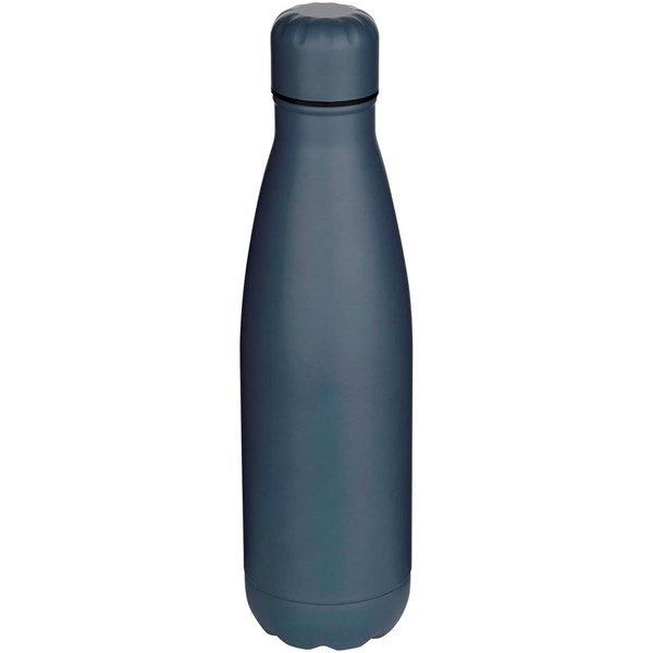 Obrázky: Jednostěnná recykl. nerez 750ml láhev, tm. modrá