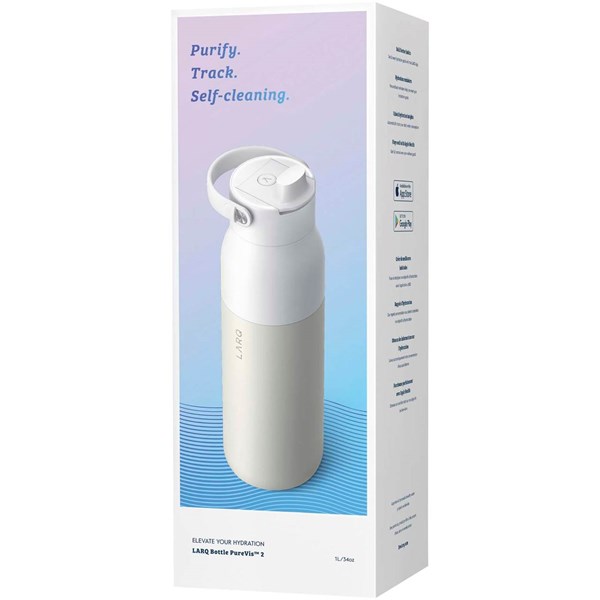 Obrázky: LARQ PureVis™ 2.0 láhev na vodu 1000 ml, bílá, Obrázek 9