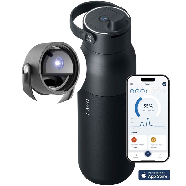 Obrázky: LARQ PureVis™ 2.0 láhev na vodu 1000 ml, černá, Obrázek 5