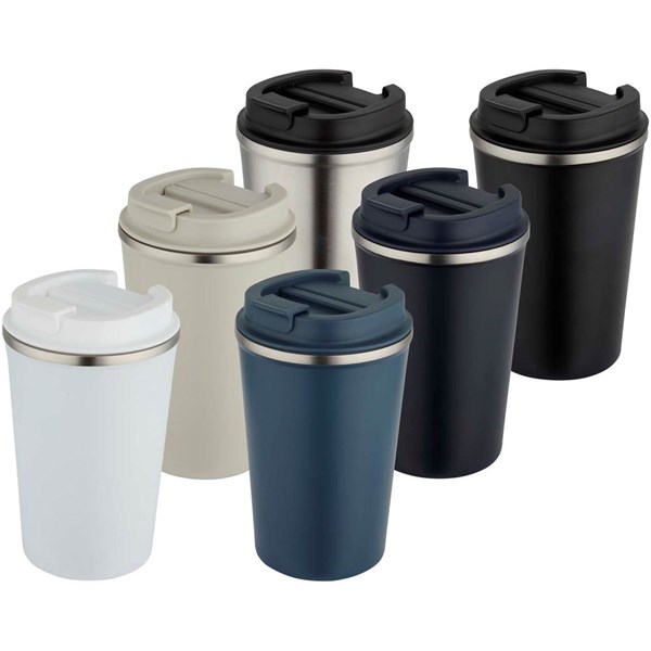 Obrázky: Bílý nerez termohrnek vakuově izol. 350 ml, Obrázek 5