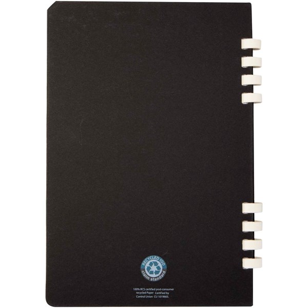 Obrázky: Pozn. blok A5 s kroužk. vazbou z rec. RCS, černá, Obrázek 2