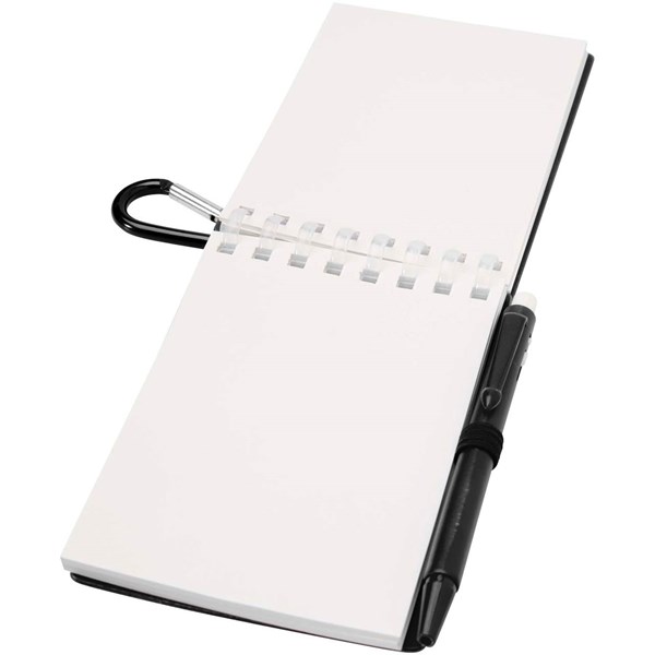 Obrázky: Pozn. blok s karabinou a rec. perem ČN, černá, Obrázek 6