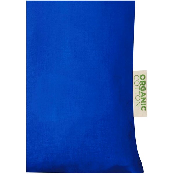Obrázky: Nák. taška 140 g/m², organ. mater. OCS, stř. modrá, Obrázek 3