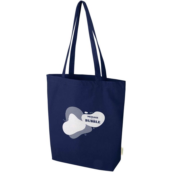 Obrázky: Nákupní taška 180g OCS s širokým dnem, tm. modrá, Obrázek 6