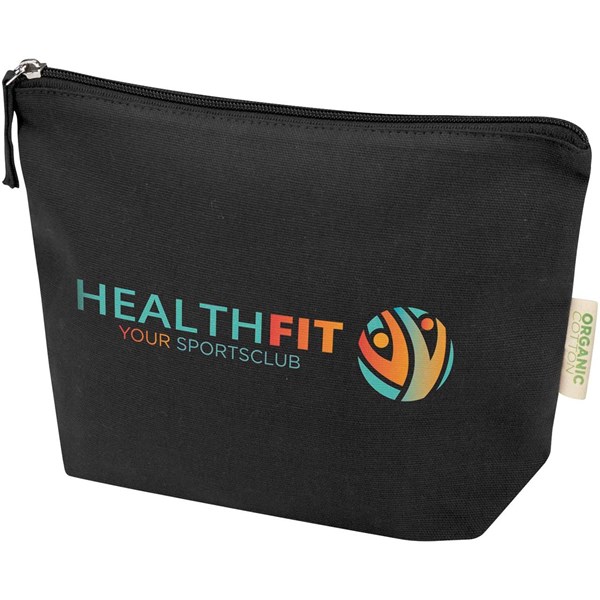 Obrázky: Toal. taška 1l, 180g z organ. bavlny OCS, černá, Obrázek 3