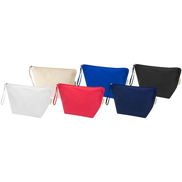 Obrázky: Červená toal. taška 180g z organ. bavlny OCS, Obrázek 5