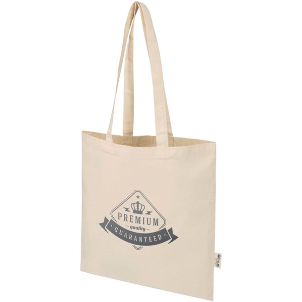 Obrázky: Přírodní nákupní taška 180 g, GRS bavlna/RPET, Obrázek 9