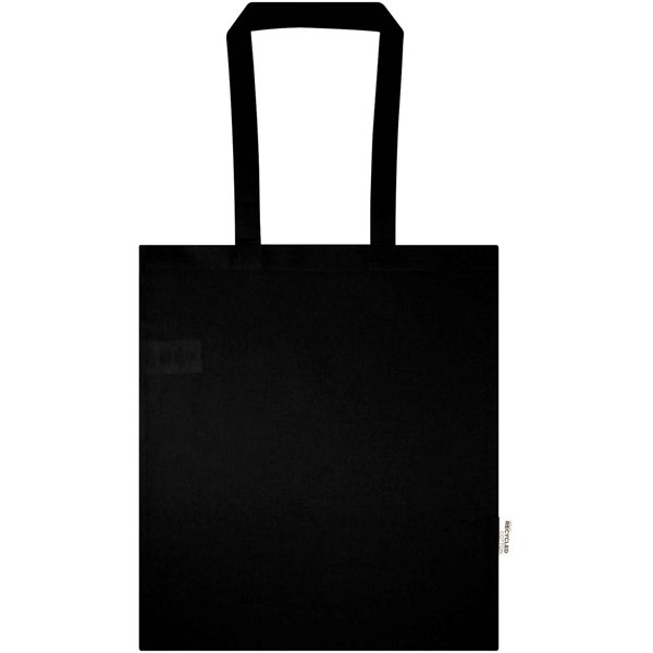 Obrázky: Černá nákupní taška 180 g, GRS bavlna/RPET, Obrázek 5