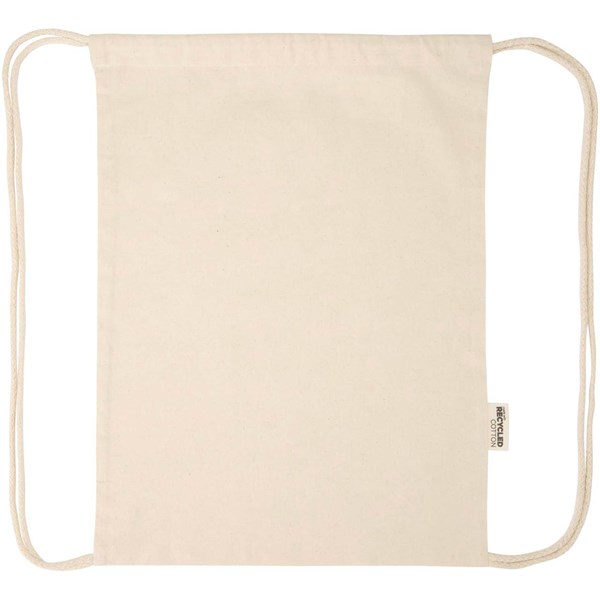 Obrázky: Stahovací batoh 180 g/m² z rec. GRS, přírodní, Obrázek 6