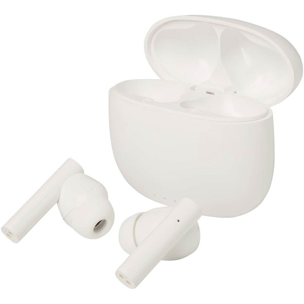 Obrázky: Bílá sluchátka True Wireless Bluetooth®, sil.špunty, Obrázek 4