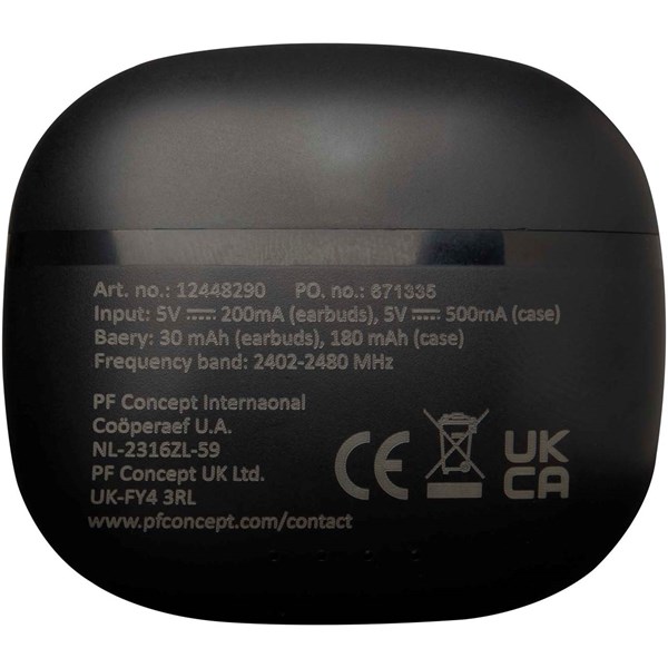 Obrázky: Černá sluchátka True Wireless Bluetooth®,sil.špunty, Obrázek 2