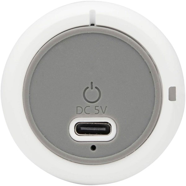 Obrázky: Bílý 3W bezdrát. Bluetooth® reproduktor z rec. ABS, Obrázek 2