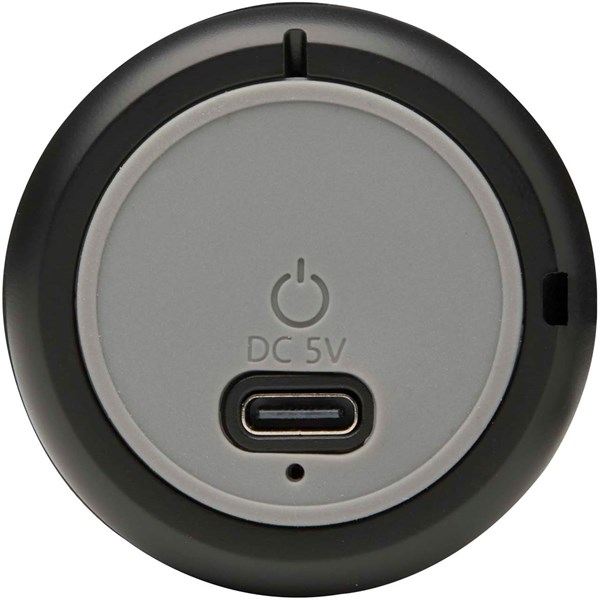 Obrázky: Černý 3W bezdrát. Bluetooth® reproduktor z rec. ABS, Obrázek 2