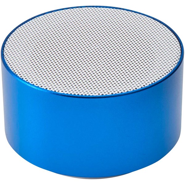 Obrázky: Modrý 3W Bluetooth® reproduktor z rec. hliníku, Obrázek 3
