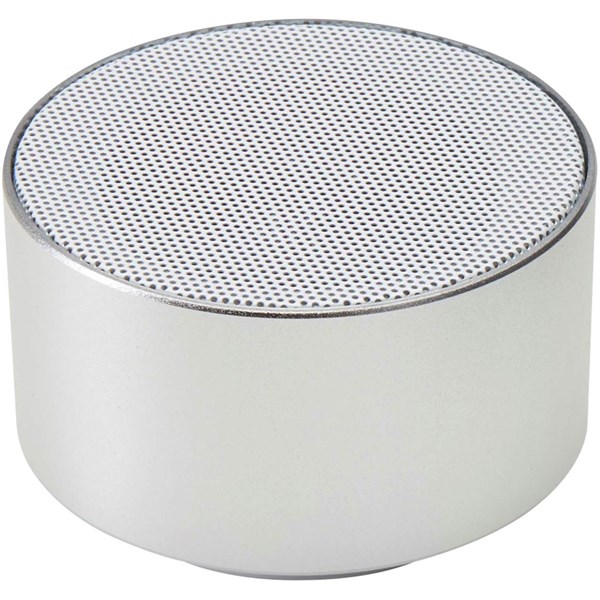 Obrázky: Stříbrný 3W Bluetooth® reproduktor z rec. hliníku, Obrázek 3