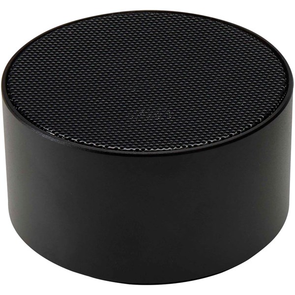Obrázky: Černý 3W Bluetooth® reproduktor z rec. hliníku, Obrázek 3