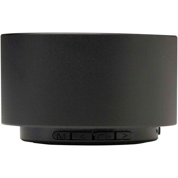 Obrázky: Černý 3W Bluetooth® reproduktor z rec. hliníku, Obrázek 5