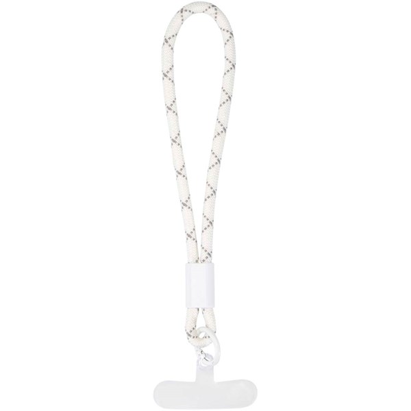 Obrázky: Krátká šňůrka na ruku jako držák telefonu, bílá, Obrázek 3
