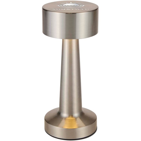 Obrázky: Dobíjecí stmív. lampa 3 režimy svícení, stříbrná, Obrázek 4