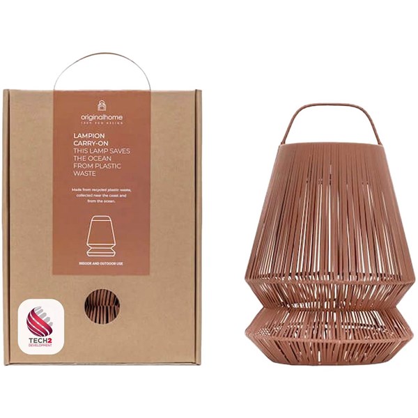 Obrázky: Solární lampa se stínítkem z rec.mat, cihl. červené, Obrázek 4