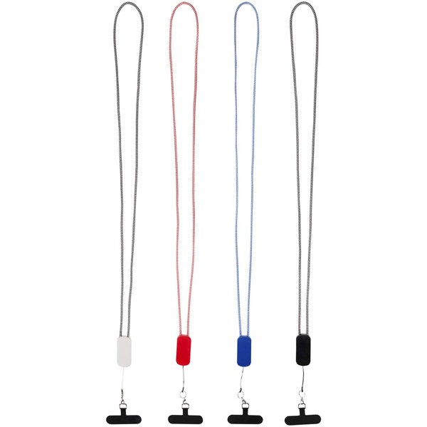 Obrázky: Černá šňůrka na krk s integrovaným 27 W 5v1 kabelem, Obrázek 7