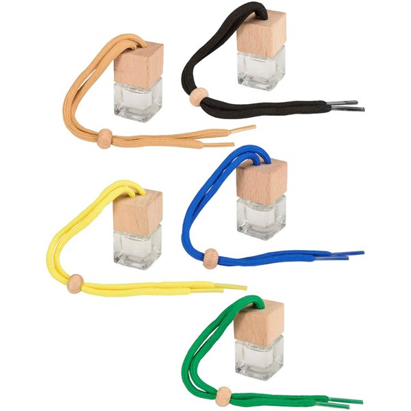 Obrázky: Osvěžovač vzduchu do auta 8ml, žlutá šňůrka, Obrázek 5