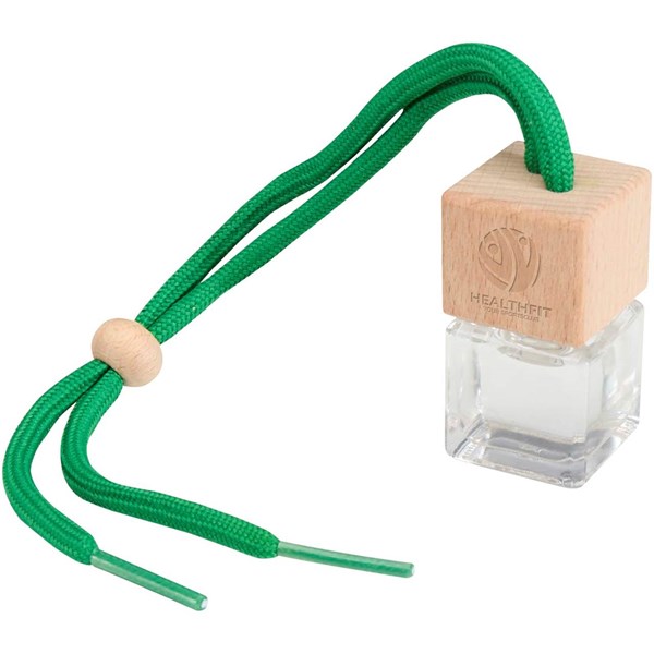 Obrázky: Osvěžovač vzduchu do auta 8ml, zelená šňůrka, Obrázek 3