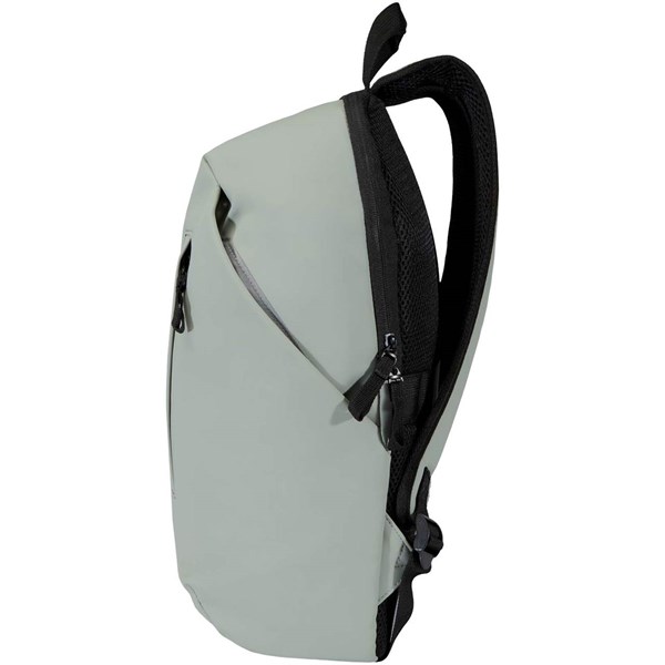 Obrázky: Šedý rolovací batoh 18L na notebook 15″ z PU kůže, Obrázek 8