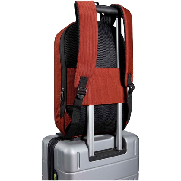 Obrázky: Cihlový 10L GRS rec.batoh s ochranou proti krádeži, Obrázek 4