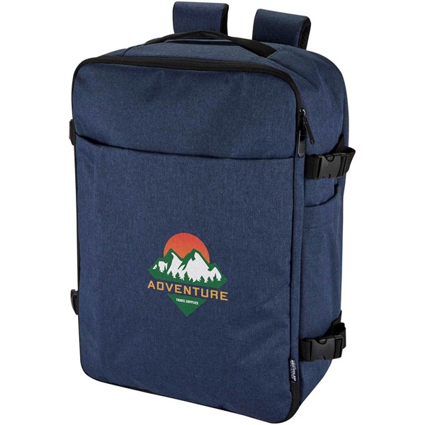 Obrázky: Modrý batoh na notebook/ zavazadlo 25L z rec. GRS, Obrázek 4