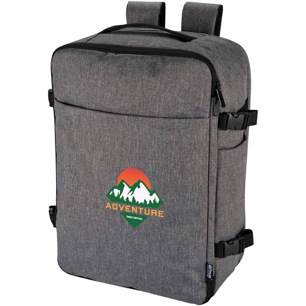 Obrázky: Šedý batoh na notebook/ zavazadlo 25L z rec. GRS, Obrázek 4