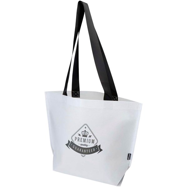 Obrázky: Bílá nákupní taška 45x37,5cm s dvojitou laminací, Obrázek 6