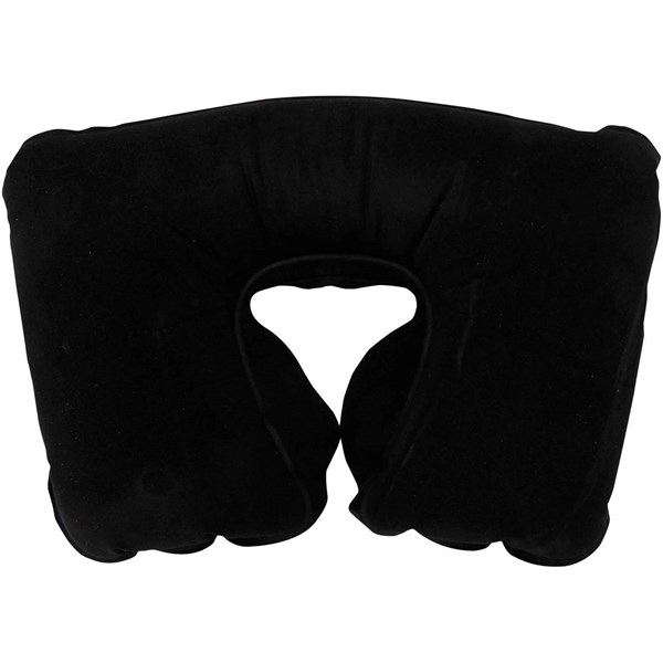 Obrázky: Černý nafukovací cestovní polštář, Obrázek 3