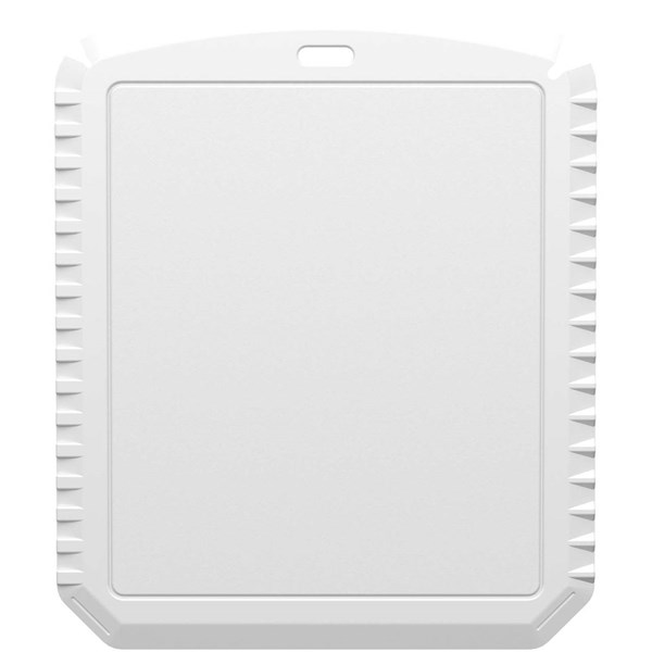 Obrázky: Obdélníková škrabka na led z rec. plastu, bílá, Obrázek 4