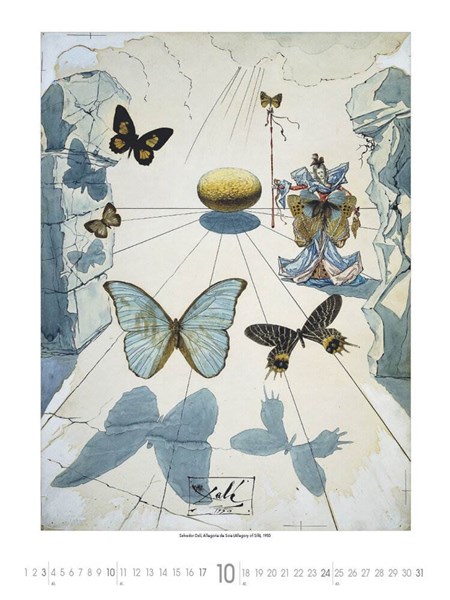 Obrázky: SALVADOR DALÍ, nástěnný kalendář 420x560 mm, Obrázek 3