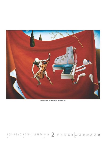 Obrázky: SALVADOR DALÍ, nástěnný kalendář 420x560 mm, Obrázek 6